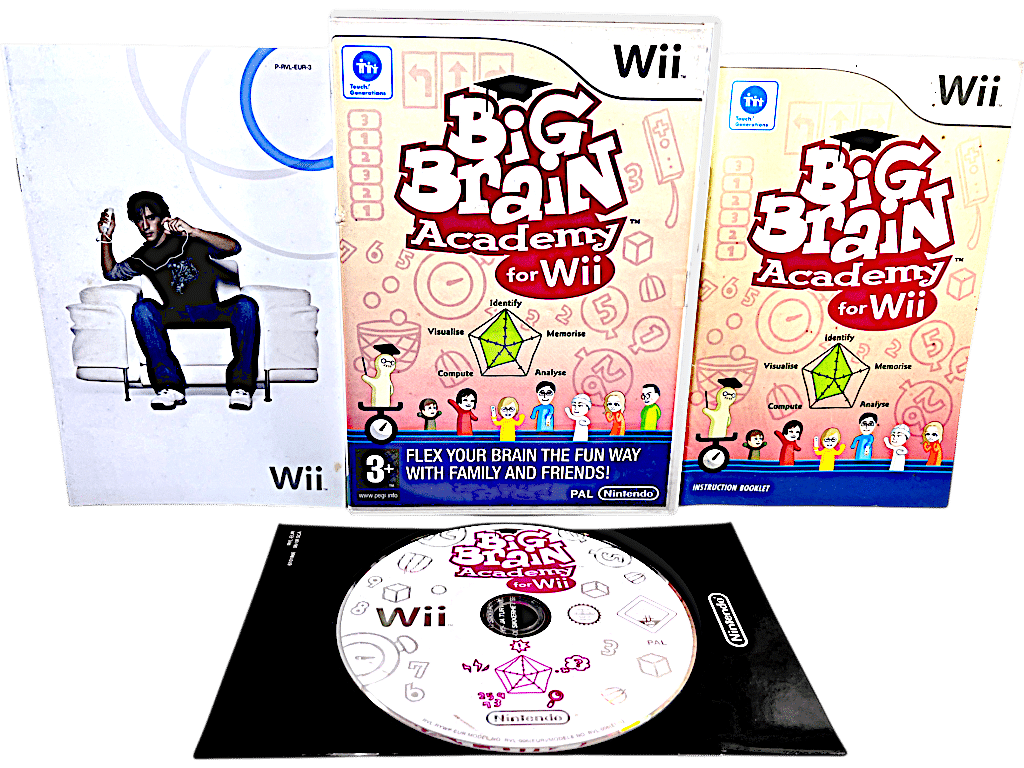 Big Brain Academy for Wii (Nintendo Wii) *TIDY COMPLETE