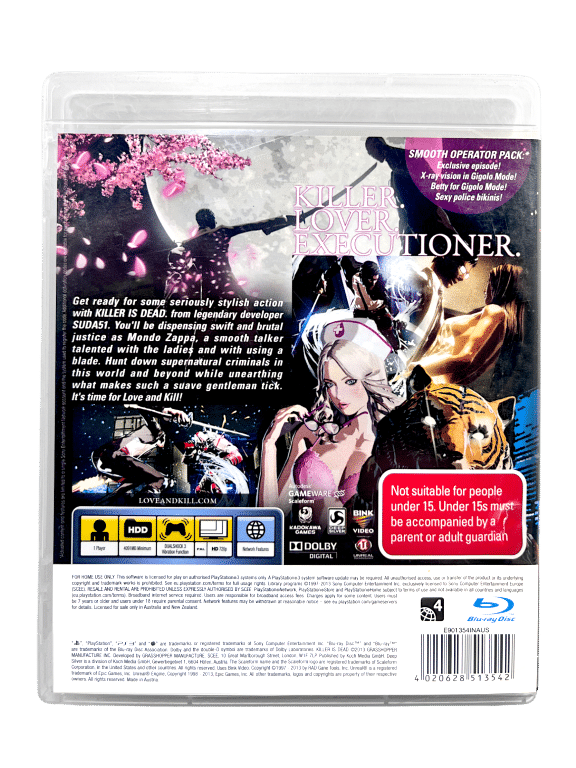 Killer is Dead Limited Edition (PS3)