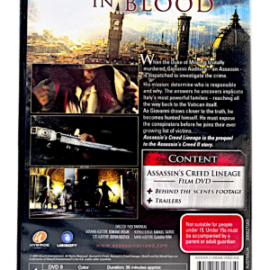 Assassin's Creed LINEAGE (DVD) *RARE*