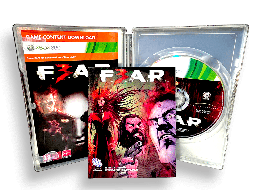 FEAR (F3AR) (Xbox 360) *RARE STEEL COLLECTOR'S