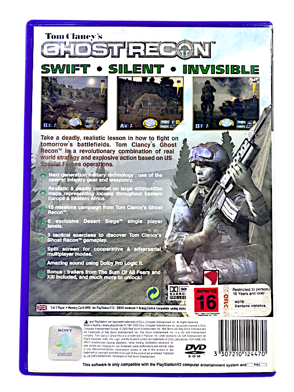 Tom Clancy's Ghost Recon for SONY PlayStation 2 / PS2