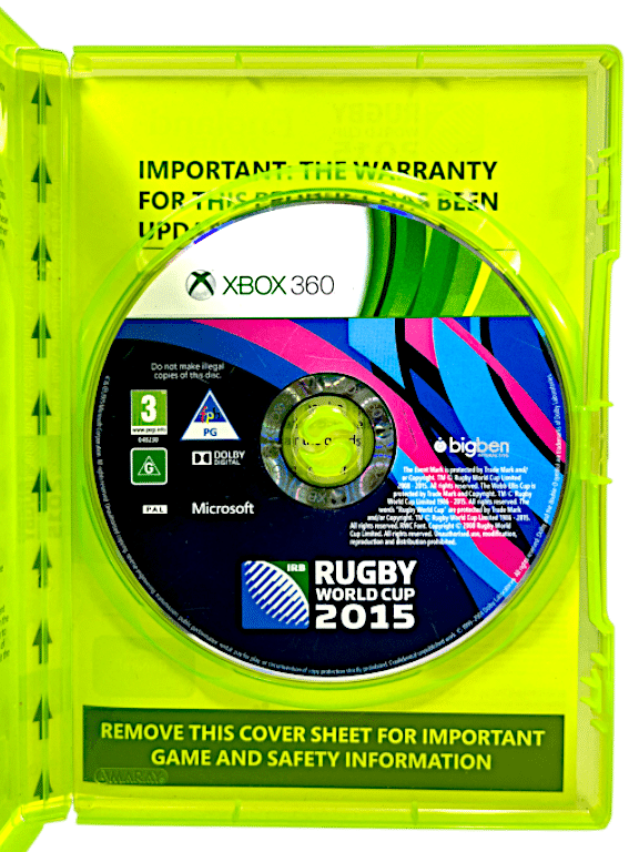 Rugby World Cup 2015 (Xbox 360) *RARE*