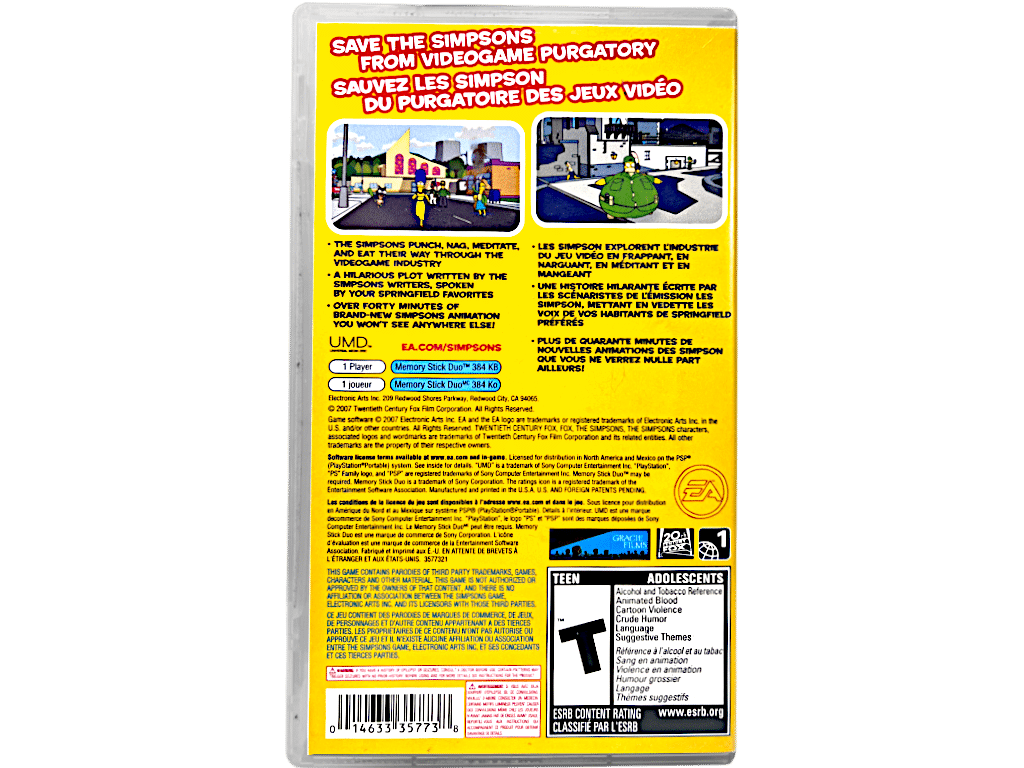 The SIMPSONS Game (PSP)