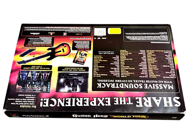 GUITAR HERO WORLD TOUR DISPLAY BOX