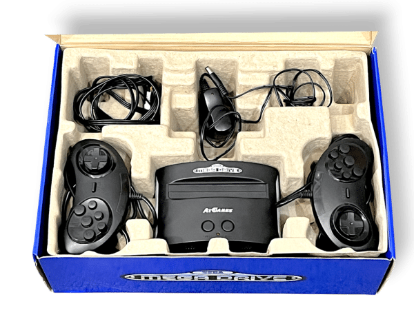 Sega Megadrive Classic Game Console With 81 Built-In Games, Black - Image 3