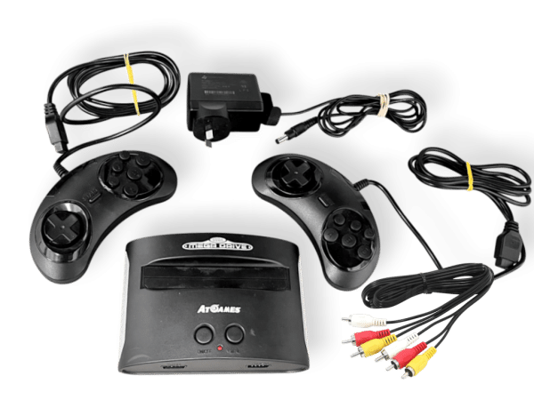 Sega Megadrive Classic Game Console With 81 Built-In Games, Black - Image 2