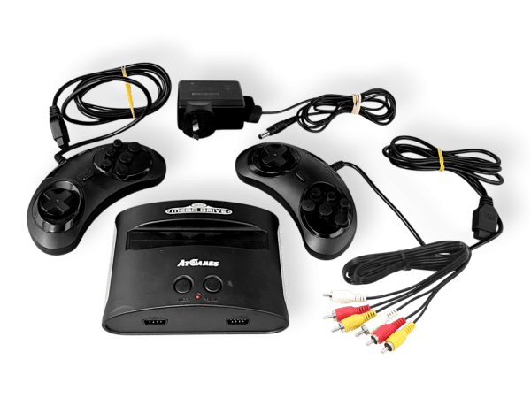 Sega Megadrive Classic Game Console With 81 Built-In Games, Black - Image 5