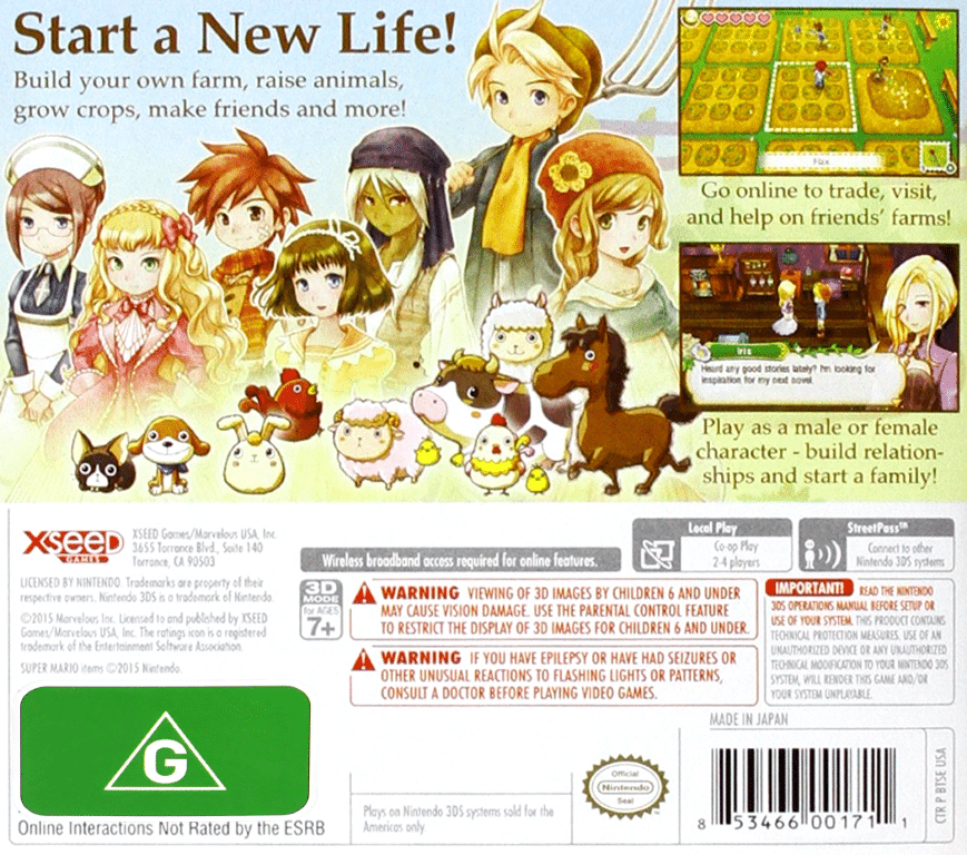 Story of Seasons (3DS) GAME CARTRIDGE, No Case - Image 3
