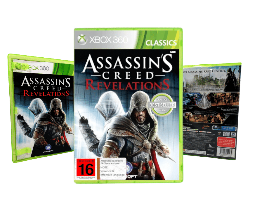 Assassin's Creed REVELATIONS (Xbox 360 BLACK CASE) *GENUINE CLASSICS*