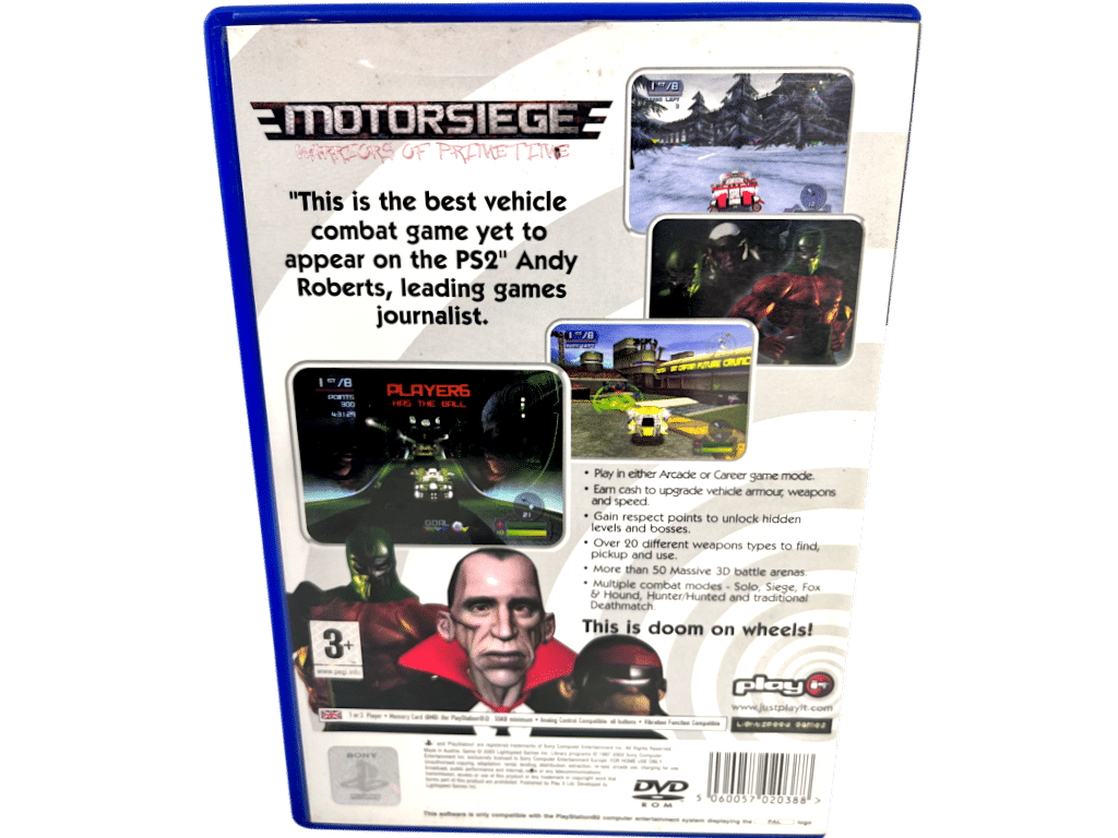 MOTORSIEGE: Warriors of Planet Time (PS2) *EXCELLENT + COMPLETE* - Image 4