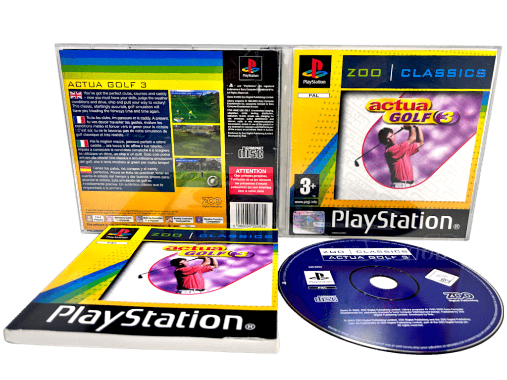 ACTUA GOLF 3 (PS1) *EXCELLENT + COMPLETE*