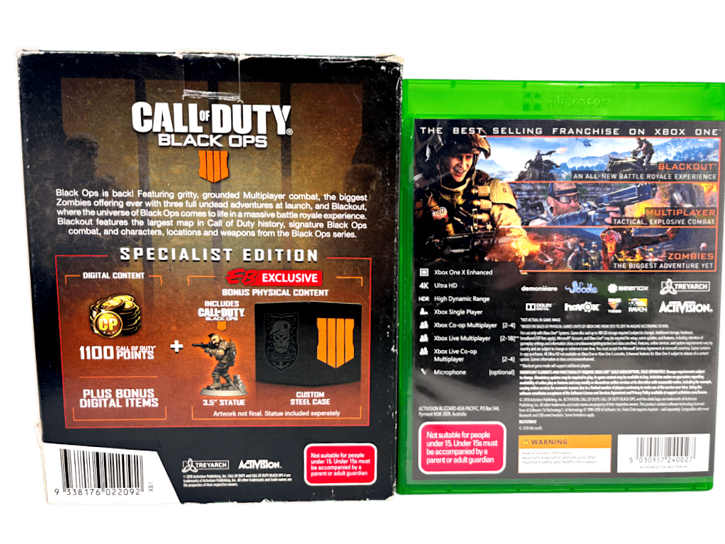 Call of Duty Black Ops 4: Specialist Edition (Xbox One) *BOXED STEEL EDITION* - Image 2