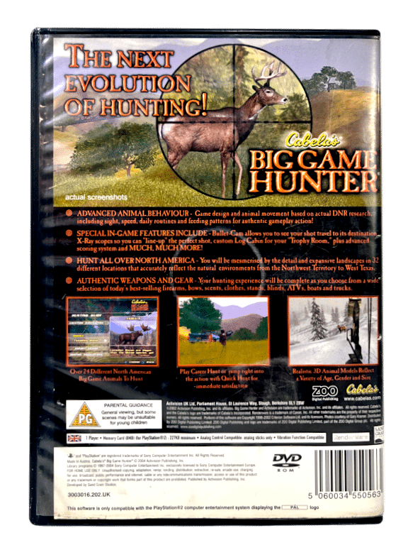 Cabela's Big Game Hunter (PS2)