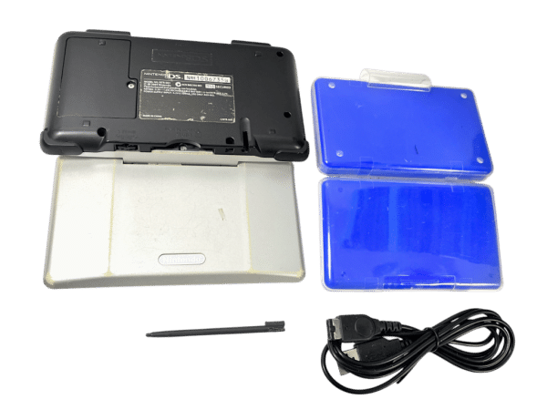 Original NINTENDO DS Console + Stylus + Charger + Games Case