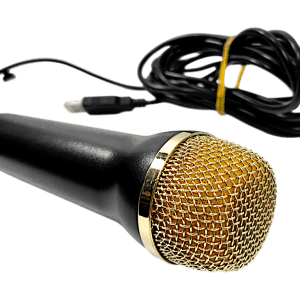 WE SING USB MICROPHONE PLAYSTATION 4 MICROPHONE GOLD DOME