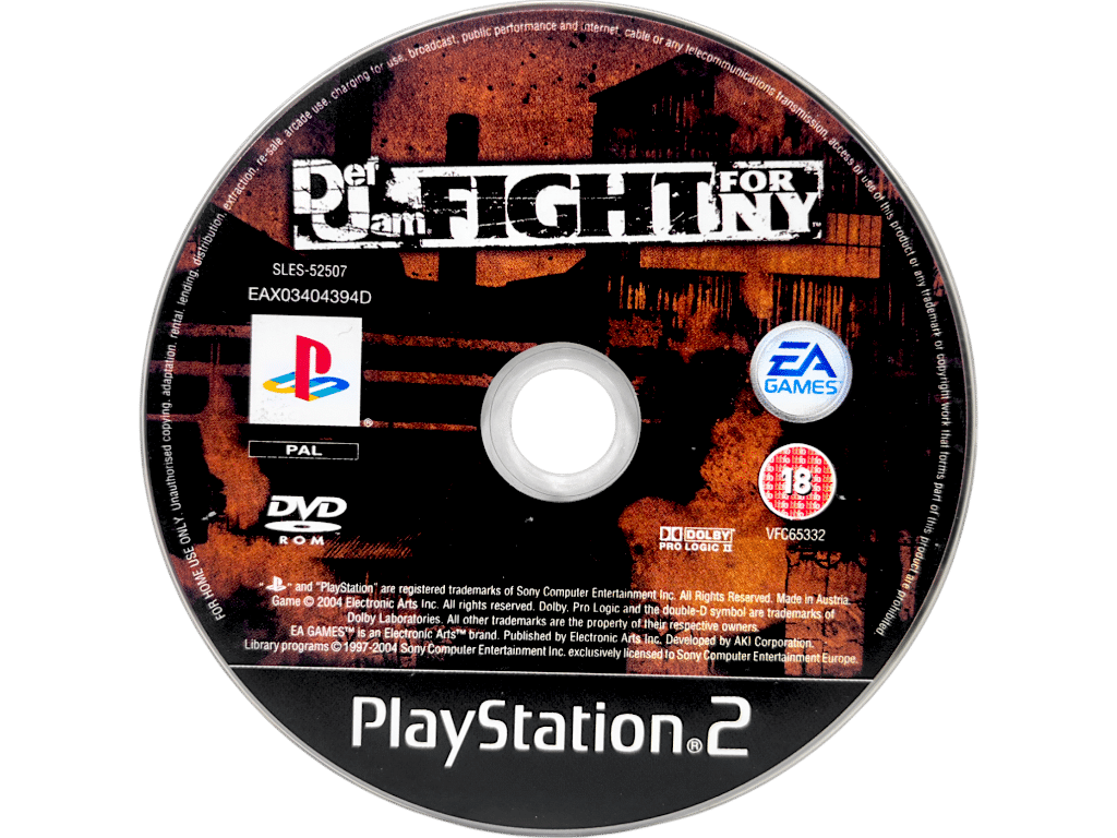 DEF JAM Fight For New York (Def Jam Fight for NY) PS2