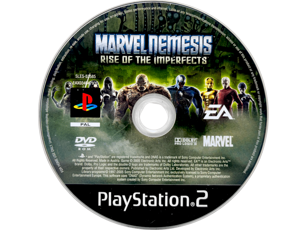 Marvel Nemesis: Rise of the Imperfects (PS2)