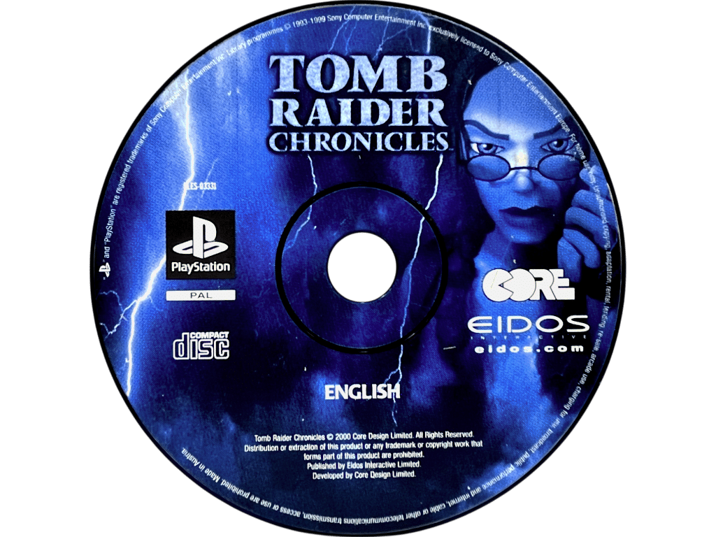TOMB RAIDER CHRONICLES (PS1) *DISC EXCELLENT*