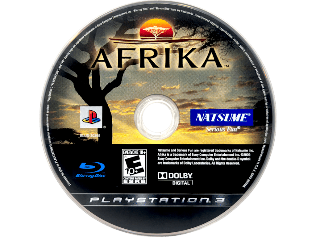 AFRIKA (PS3 - RARE)