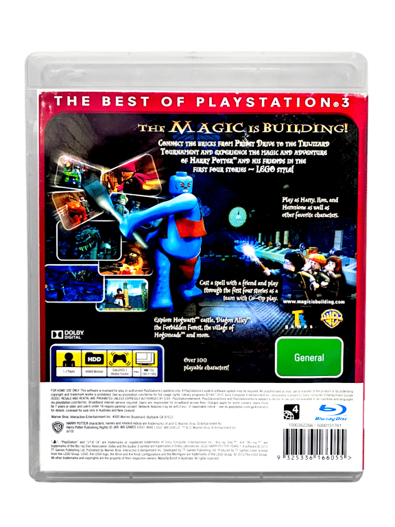 Lego Harry Potter Years 1 - 4 PS3 game