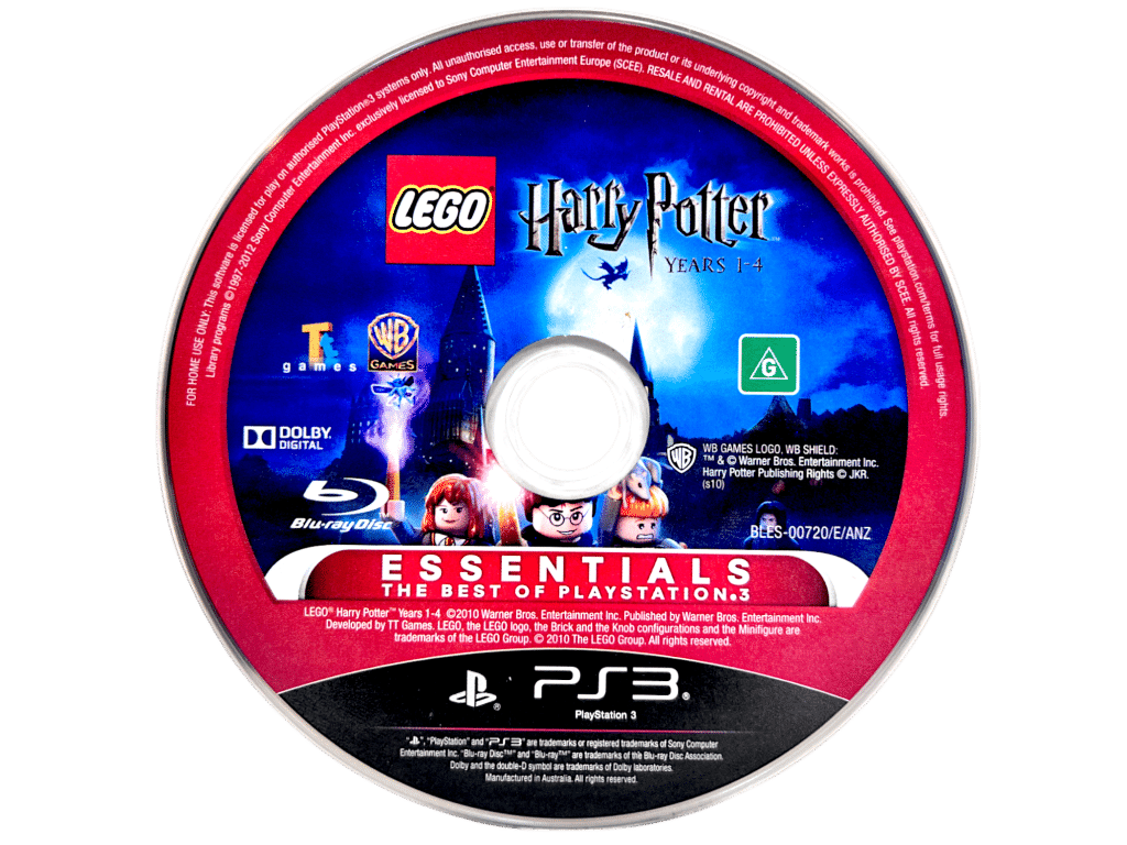 Lego Harry Potter Years 1 - 4 PS3 game
