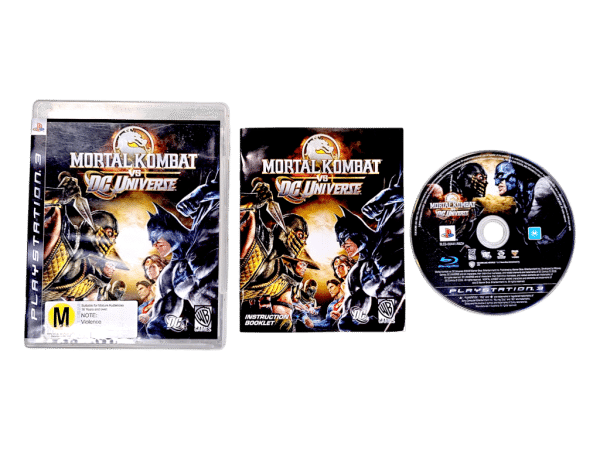 MORTAL KOMBAT vs DC UNIVERSE (PS3) *EXCELLENT & COMPLETE*