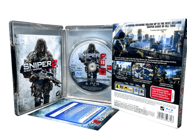 Sniper Ghost Warrior 2 Steel Book Boxed Edition (PS3) *EXCELLENT & COMPLETE* - Image 2