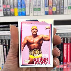 HULK HOGAN WWF WWE Superstars of Wrestling Card (1989/90 AUTHENTIC)