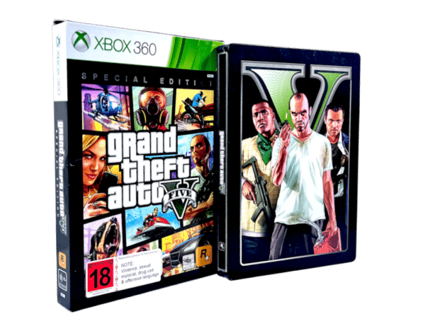Grand Theft Auto V Special Edition (Xbox 360) *BOXED STEEL EDITION*