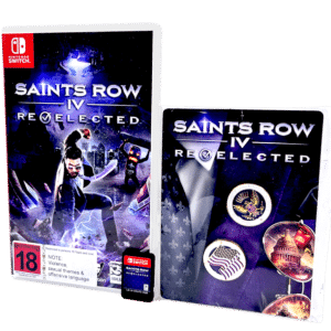 Saints Row IV: Reelected (Switch) *COLLECTOR'S BUNDLE - MEDALS NEW SEALED*