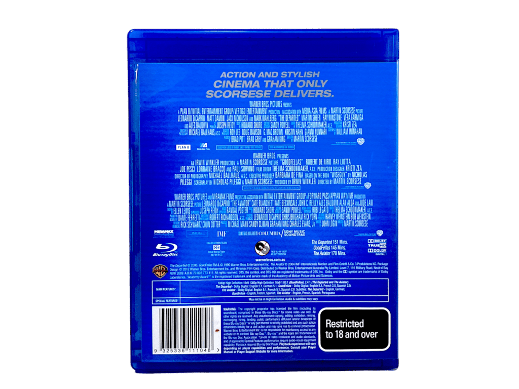 The Departed + Goodfellas + The Aviator (BLU-RAY SPECIAL 3 DISC EDITION) THREE MOVIES