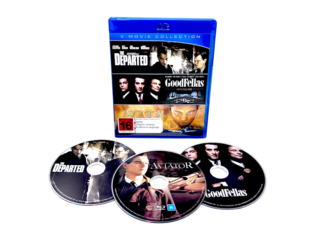 The Departed + Goodfellas + The Aviator (BLU-RAY SPECIAL 3 DISC EDITION) THREE MOVIES