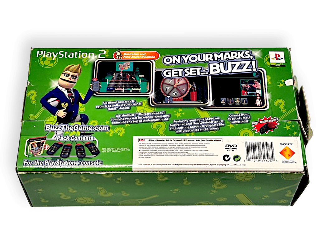 BUZZ! The Sports Quiz + BUZZERS *COMPLETE BOX SET!! - Image 18