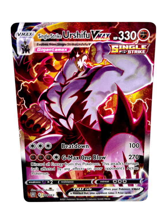 POKEMON TCG - Single Strike Urshifu VMAX (Alternate Art Secret Rare) (#168/163)