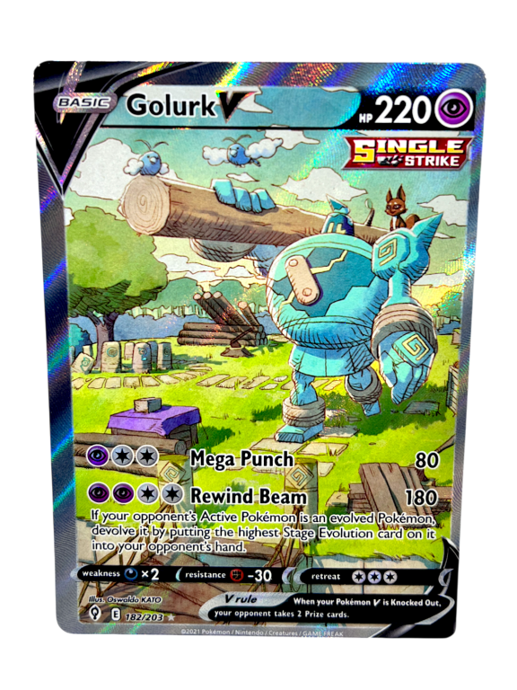 POKEMON TCG - Golurk V (Alternate Full Art) (#182/203) - Appleby Games