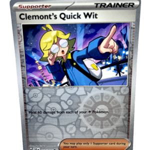 POKEMON TCG - Clemont's Quick Wit (#167/191) Prismatic Evolutions Reverse Holo