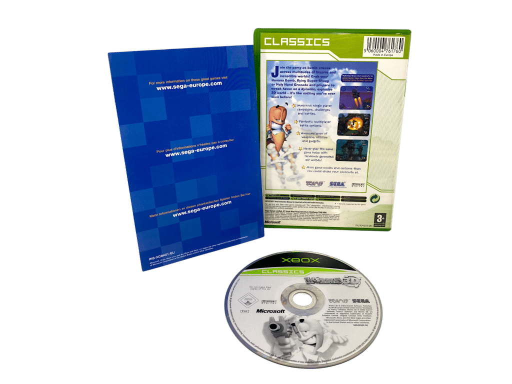 Worms 3D (Xbox) Includes Sega Catalogue - Image 2