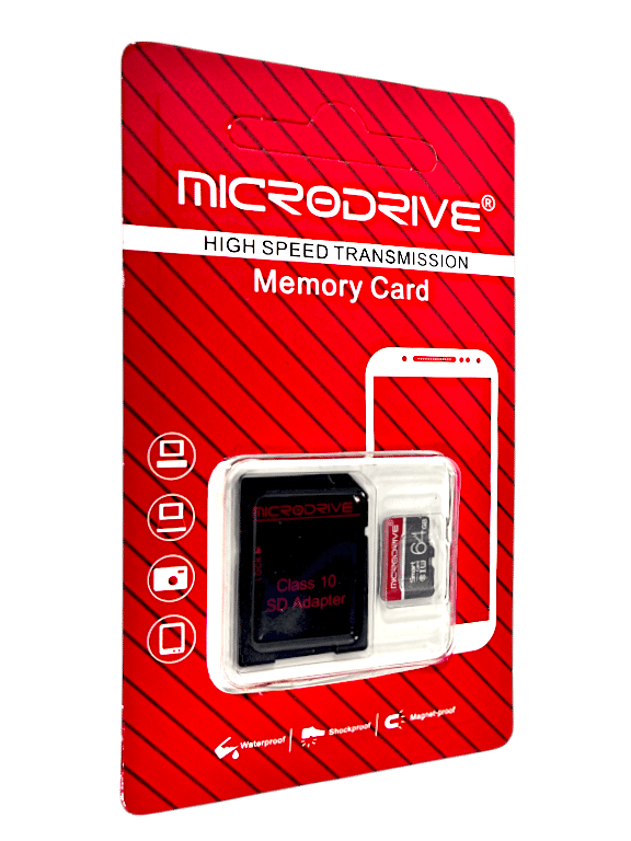 SD Memory Card Adapter + 64GB MicroSD Card Combo