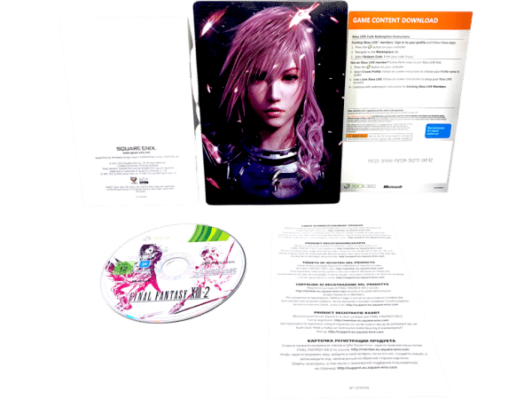 FINAL FANTSY XIII-2 (Xbox 360) *STEEL EDITION - MINT COMPLETE* - Image 3