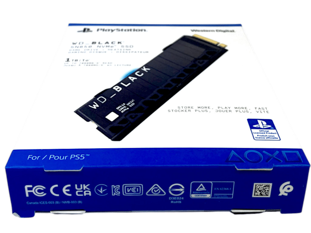 Western Digital WD Black SN850 NVMe SSD Game Drive+Heatsink For PlayStation 5 1T