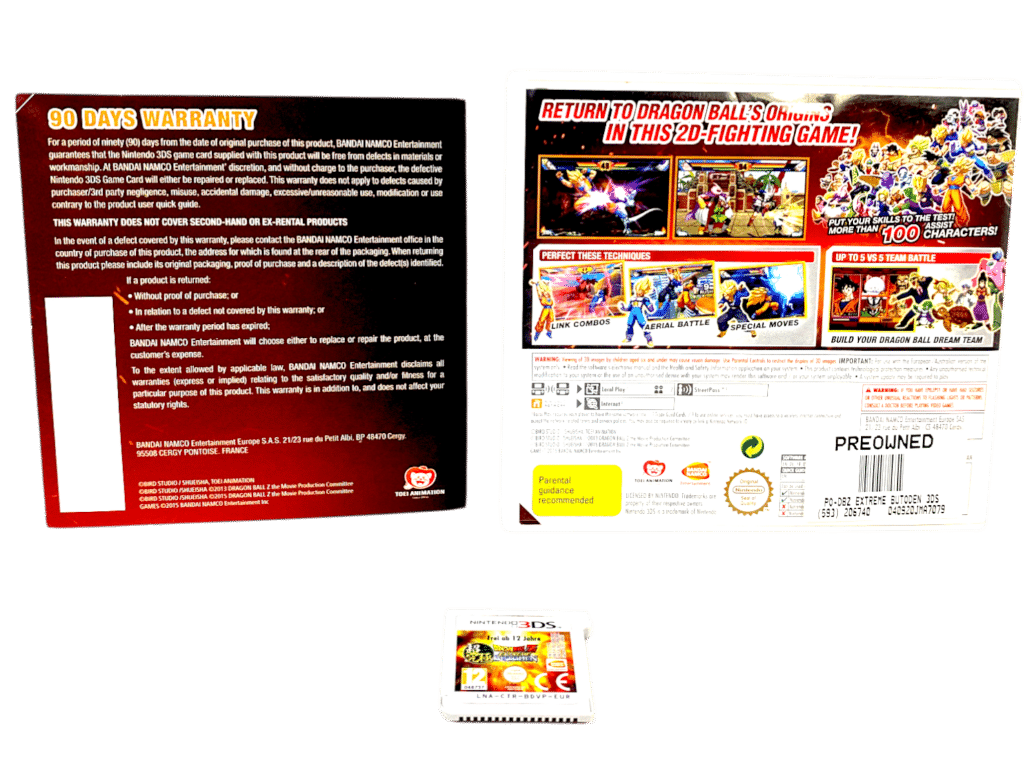Dragon Ball: Extreme Butoden (3DS - PAL EDITION) *MINT COMPLETE* - Image 2