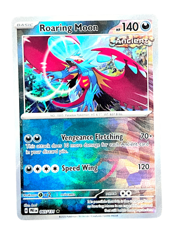 POKEMON TCG - Roaring Moon (Poke Ball Pattern) #065/131 Prismatic Evolutions