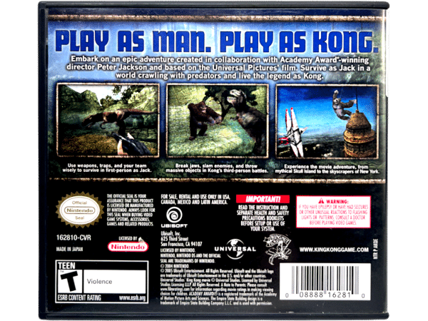 Peter Jackson's KING KONG The Video Game (DS)
