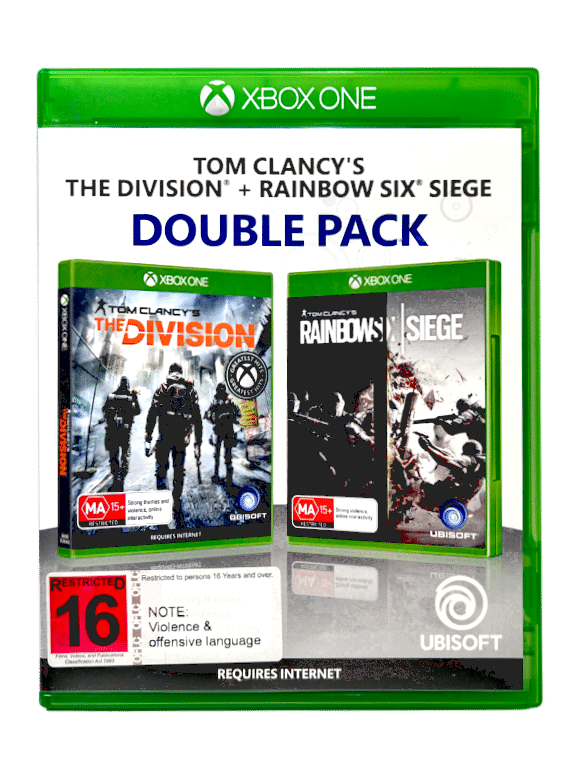 Tom Clancy's Rainbow Six Siege + The Division TWO GAME BUNDLE (Xbox One)