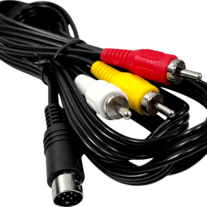 Sega Mega Drive 2 Composite Cable AV Cable for Sega Drive 2 / Sega Genesis
