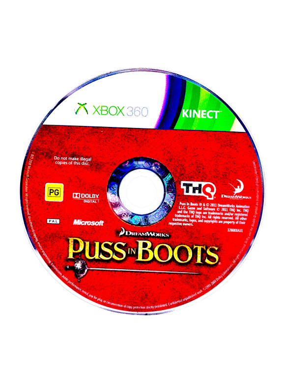 Puss in Boots Xbox 360 Kinect Rare Disc (Game Disc only) - Image 2