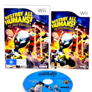 DESTROY ALL HUMANS! Big Willy Unleashed (Wii) *EXCELLENT + COMPLETE*