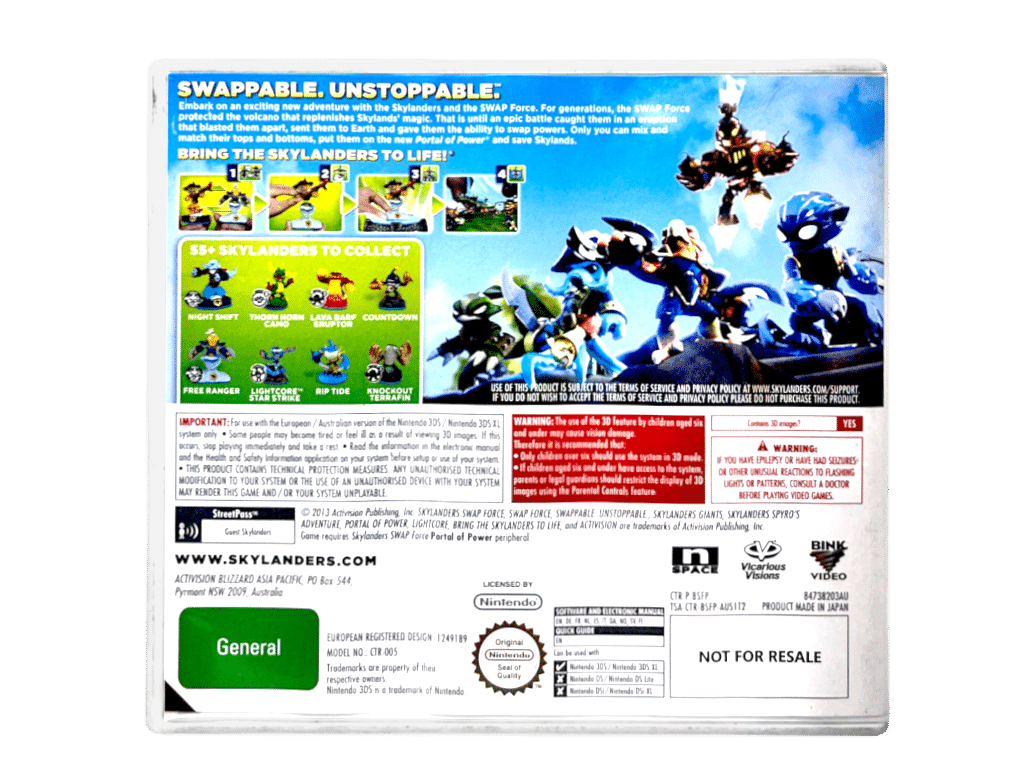 SKYLANDERS SWAP FORCE (3DS)