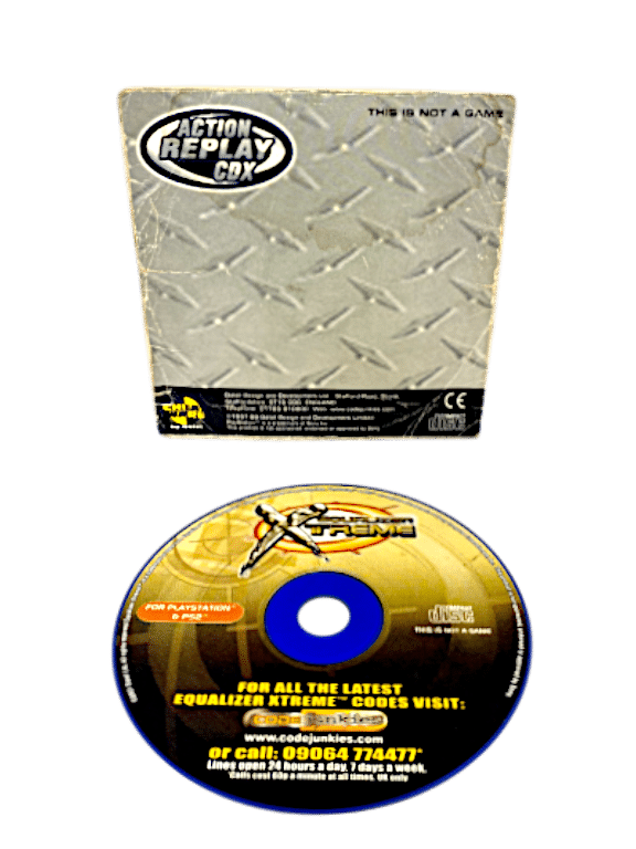 Action Replay CDX Box With Extreme Codes Disc (PS1) - Appleby Games