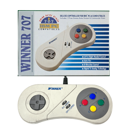 Vintage Winner 707 Deluxe IBM Joy Pad PC Controller